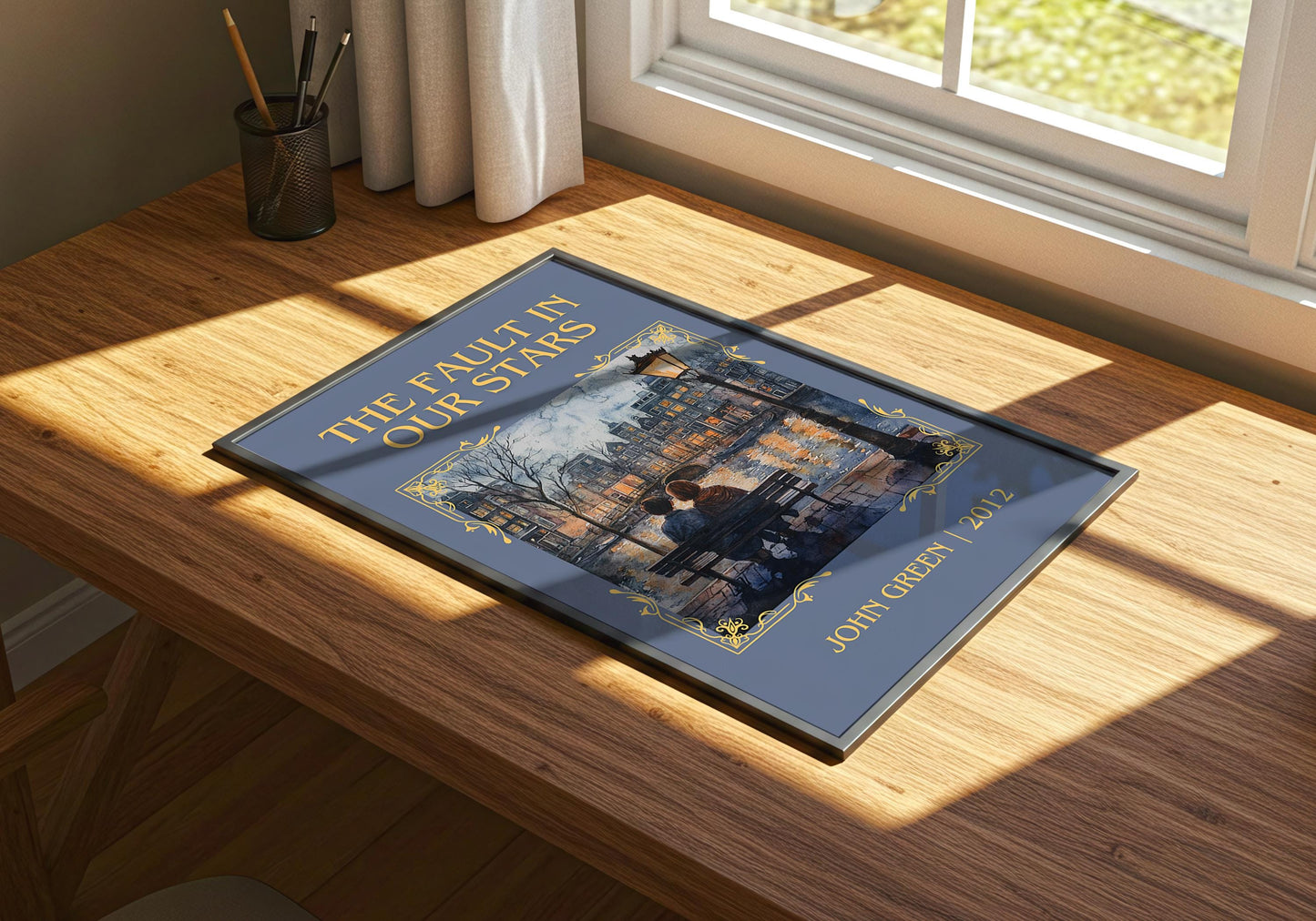 The Fault In Our Stars by John Green | Descriptive Book Poster | Minimalist