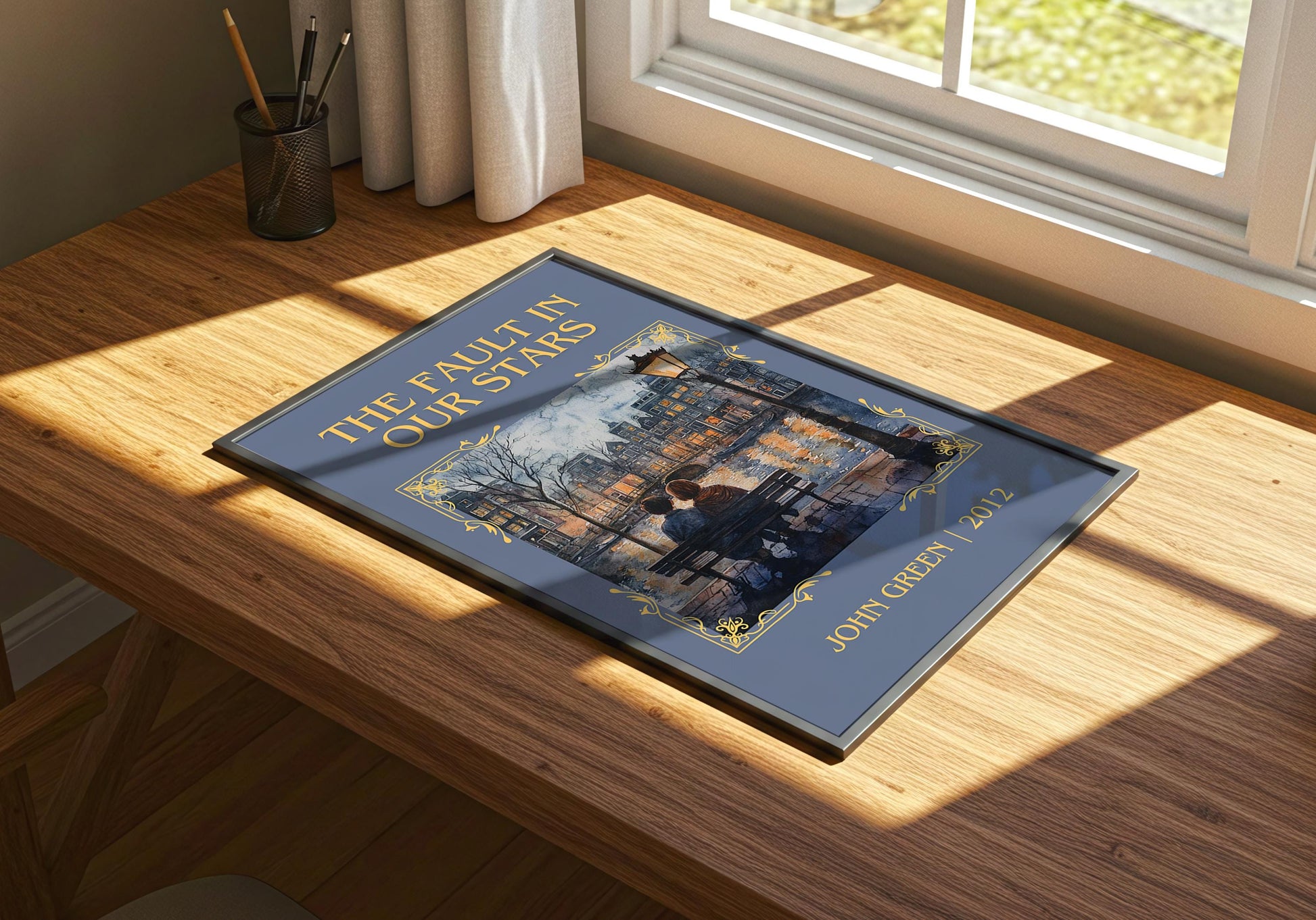 The Fault In Our Stars by John Green | Descriptive Book Poster | Minimalist