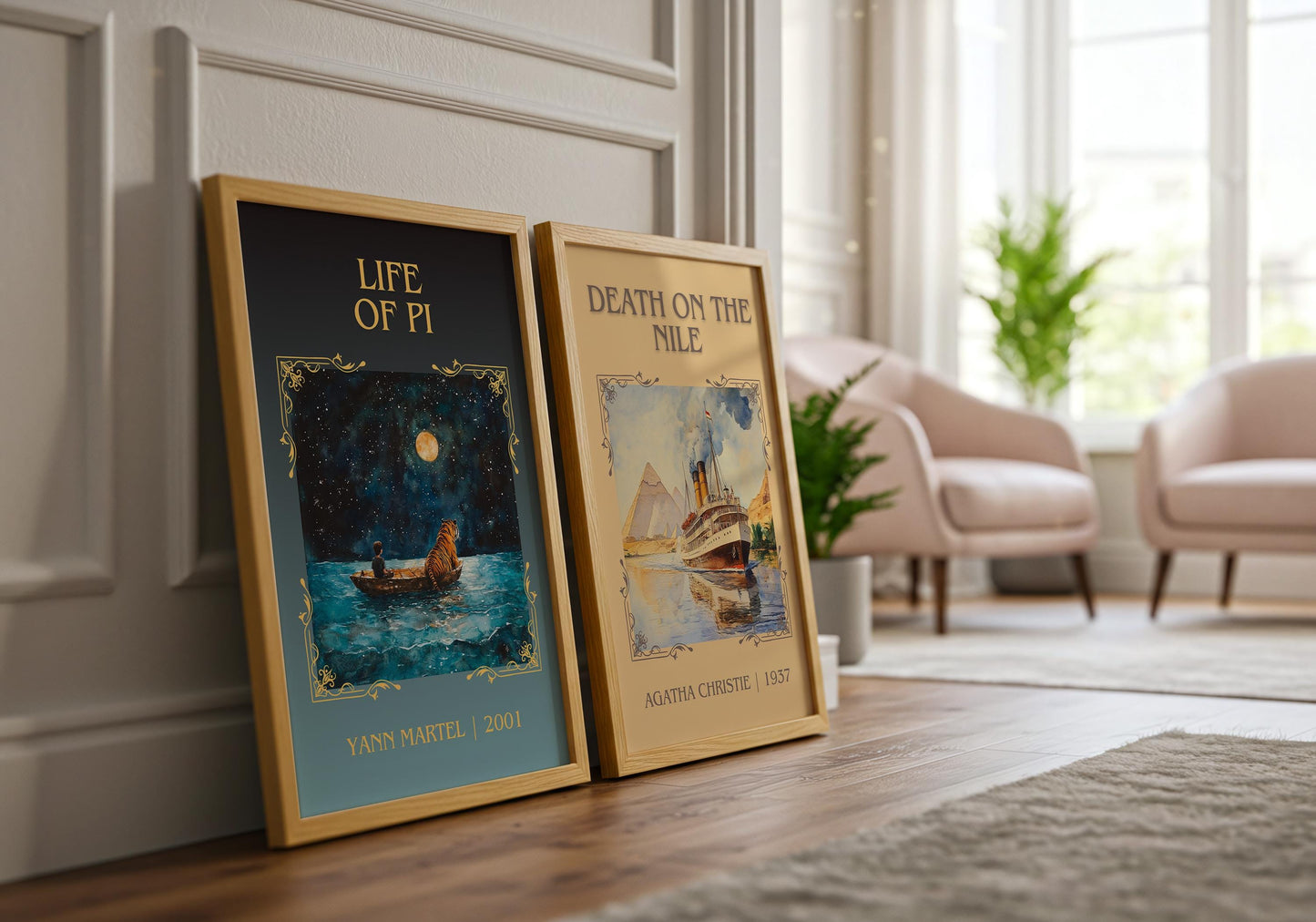 Life Of Pi by Yann Martel | Descriptive Book Poster | Minimalist