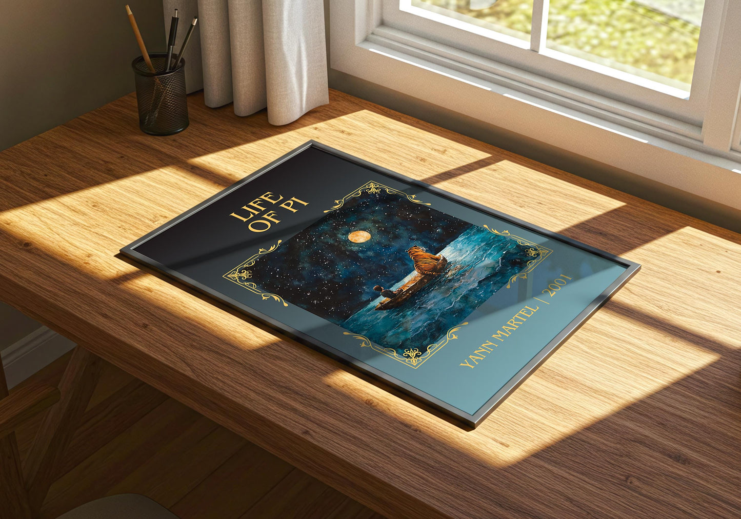 Life Of Pi by Yann Martel | Descriptive Book Poster | Minimalist