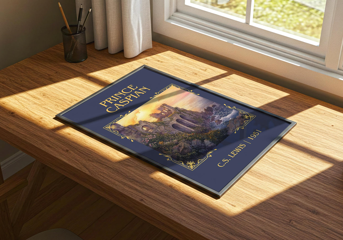 Prince Caspian by C.S. Lewis | Descriptive Book Poster | Minimalist