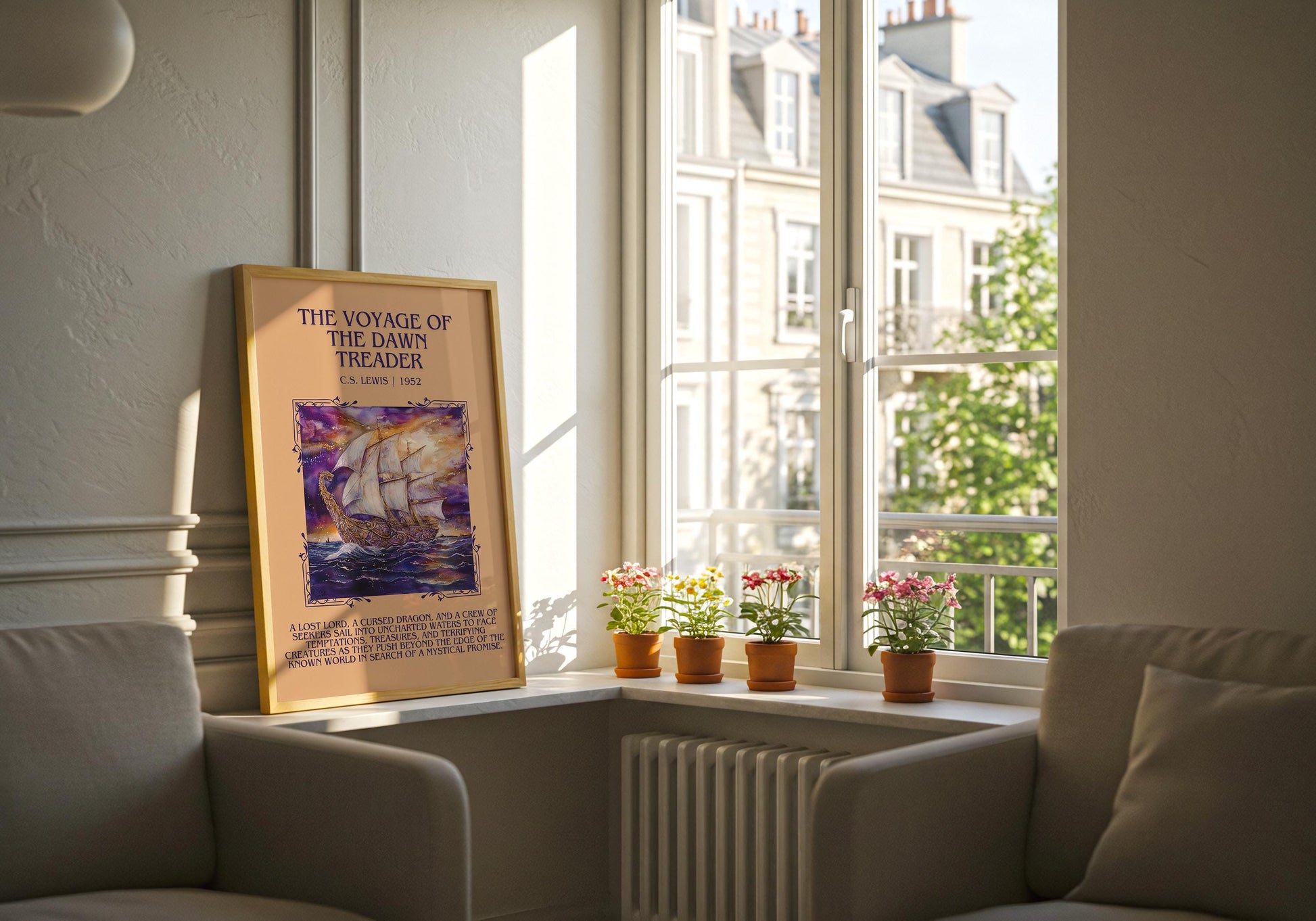 The Voyage Of The Dawn Treader by C.S. Lewis | Descriptive Book Poster | Blurby