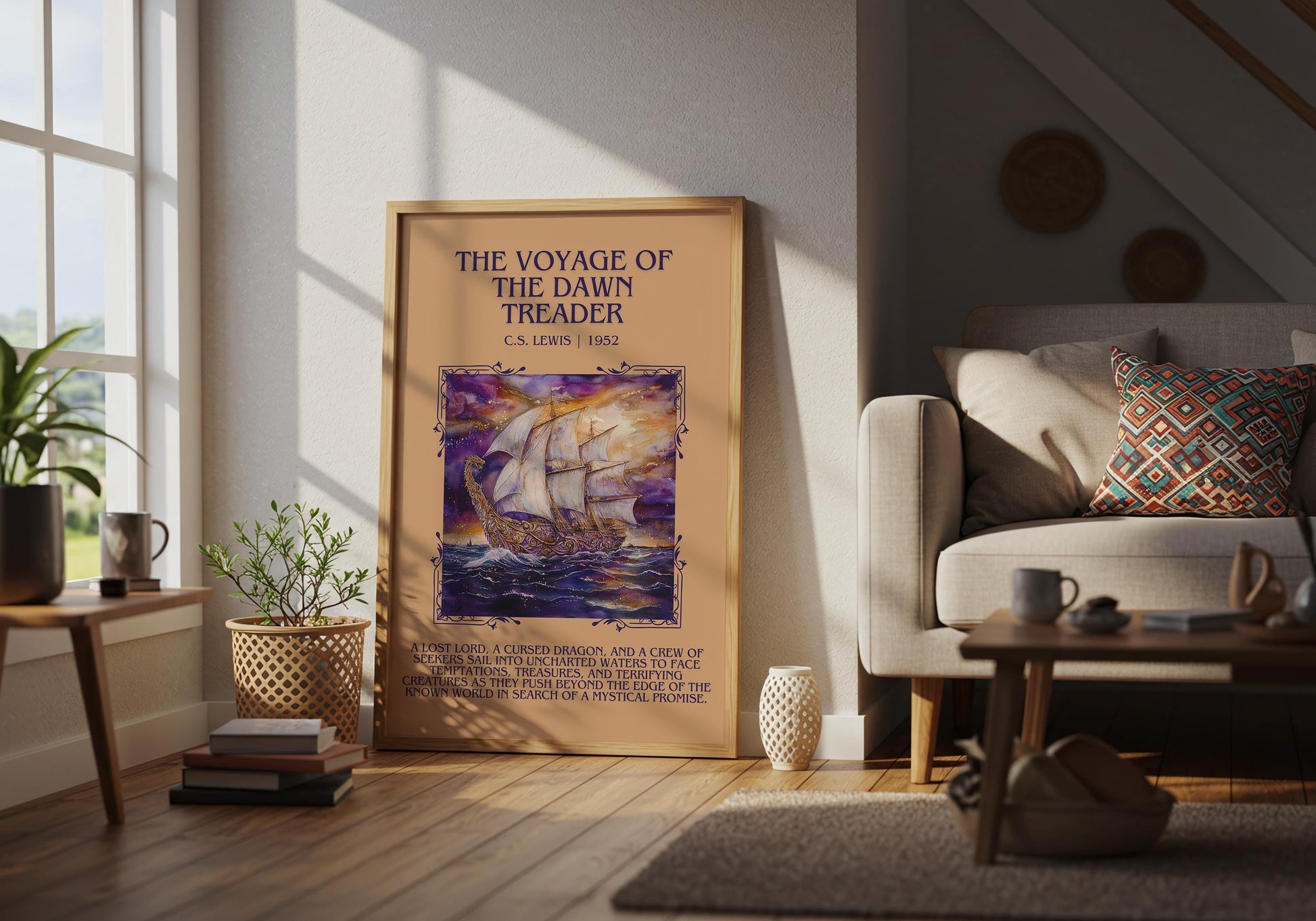 The Voyage Of The Dawn Treader by C.S. Lewis | Descriptive Book Poster | Blurby
