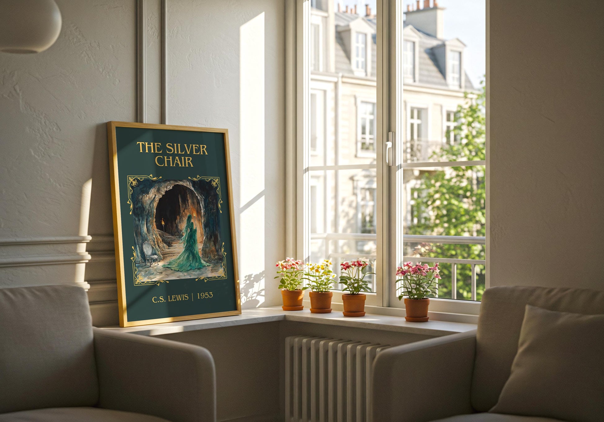 The Silver Chair by C.S. Lewis | Descriptive Book Poster | Minimalist