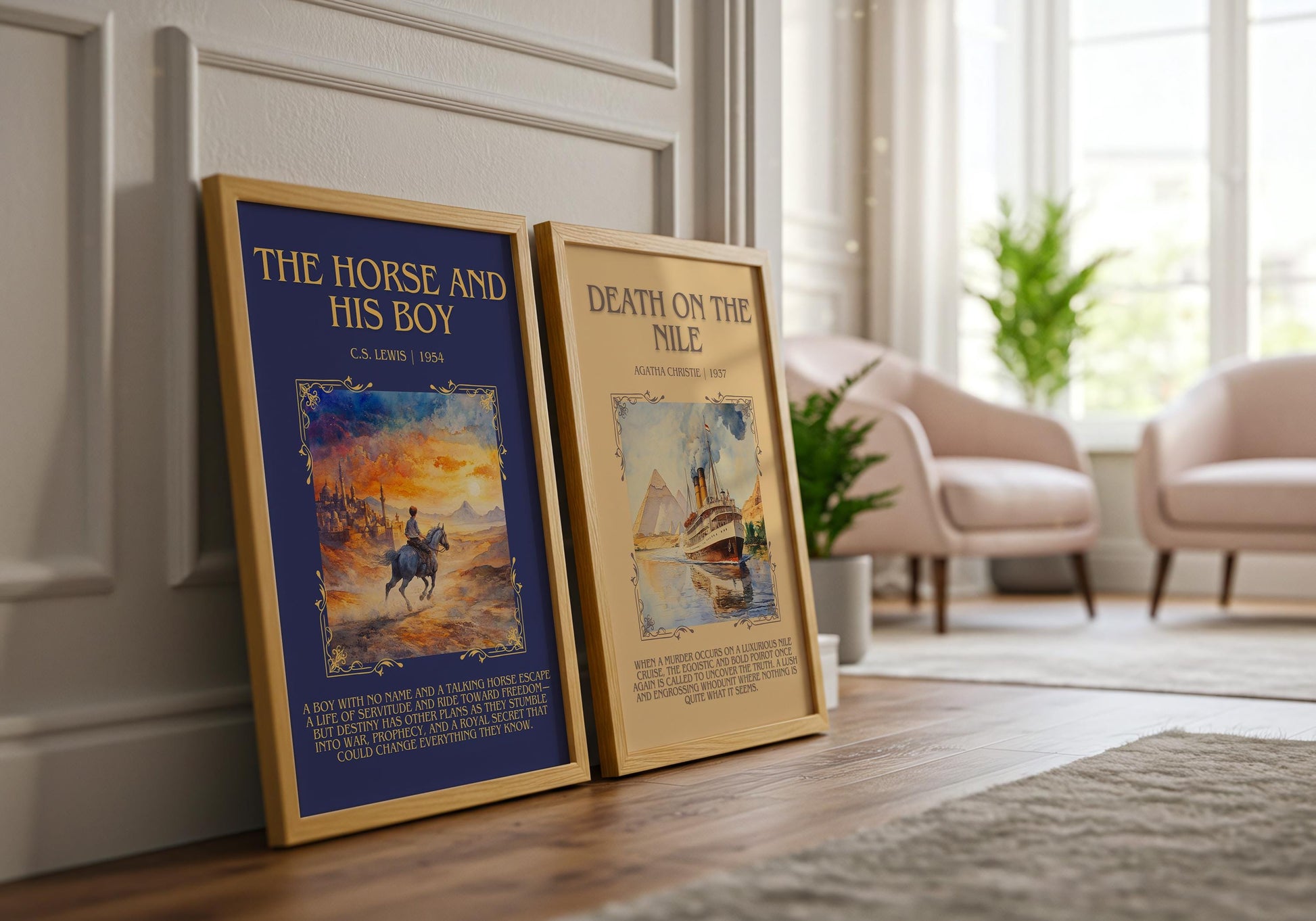 The Horse And His Boy by C.S. Lewis | Descriptive Book Poster | Blurby