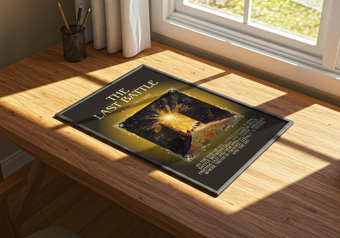 The Last Battle by C.S. Lewis | Descriptive Book Poster | Blurby