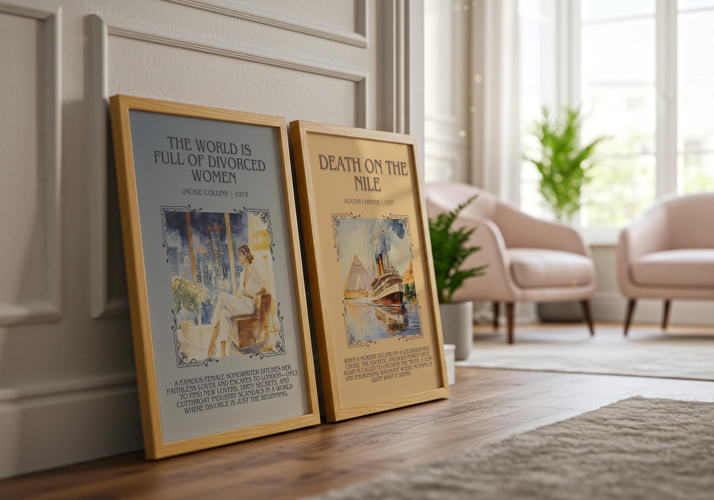 The World Is Full Of Divorced Women by Jackie Collins | Descriptive Book Poster | Blurby