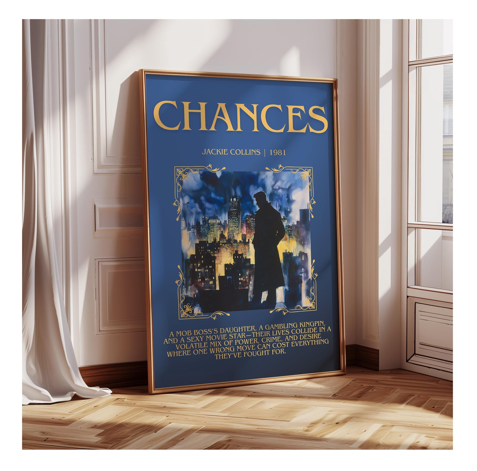 Chances by Jackie Collins | Descriptive Book Poster | Blurby