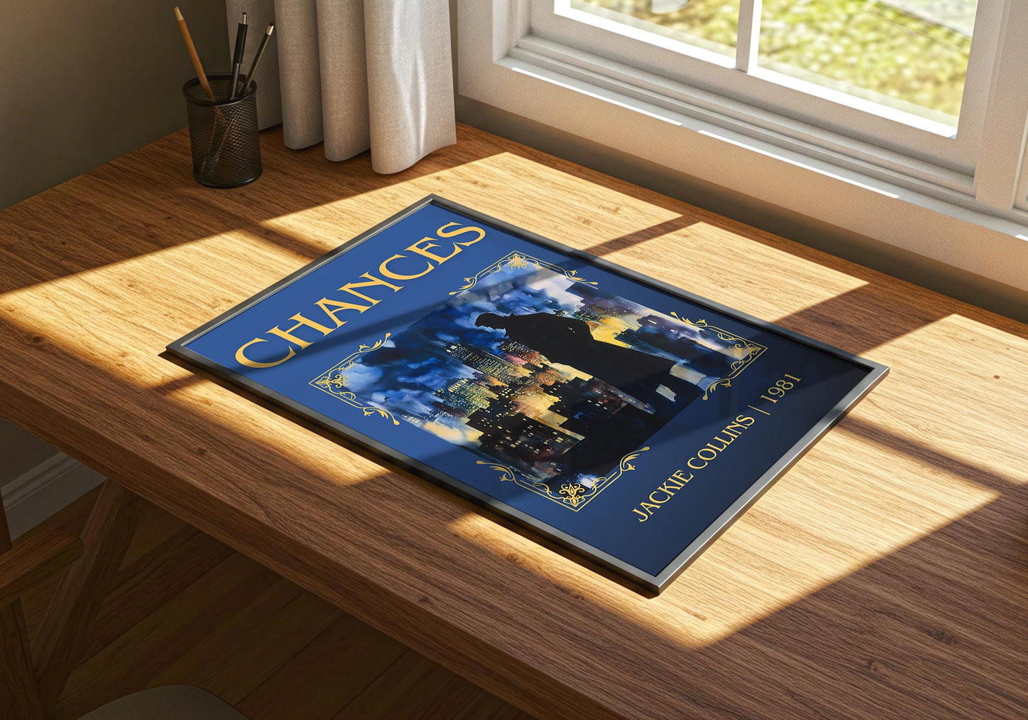 Chances by Jackie Collins | Descriptive Book Poster | Minimalist