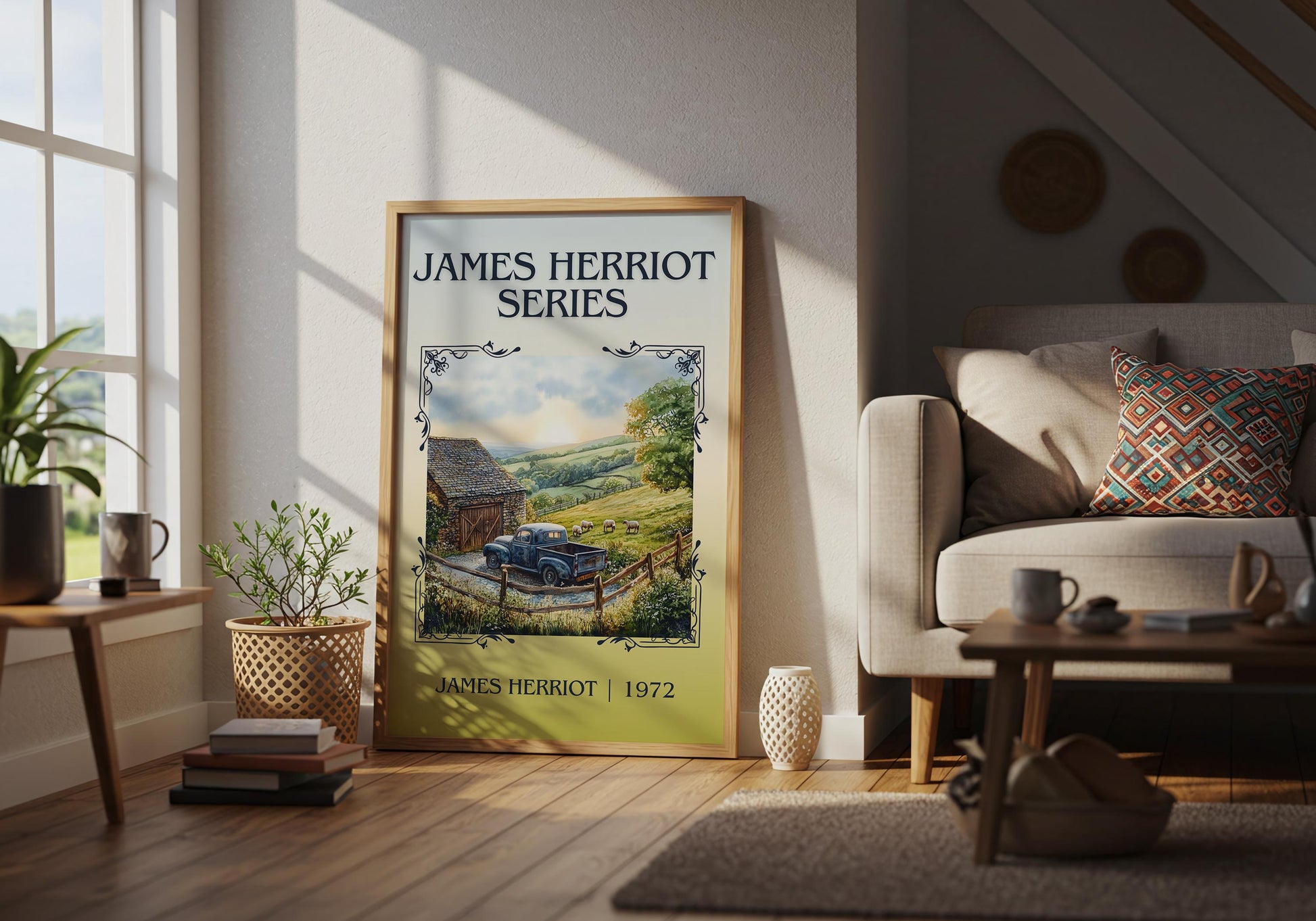 James Herriot Series by James Herriot | Descriptive Book Poster | Minimalist