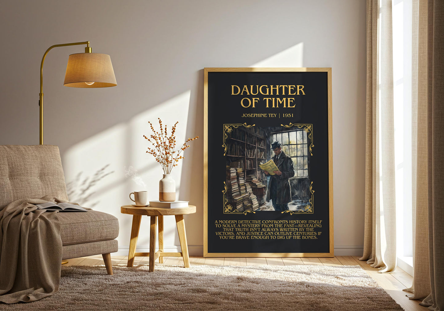 Daughter Of Time by Josephine They | Descriptive Book Poster | Blurby
