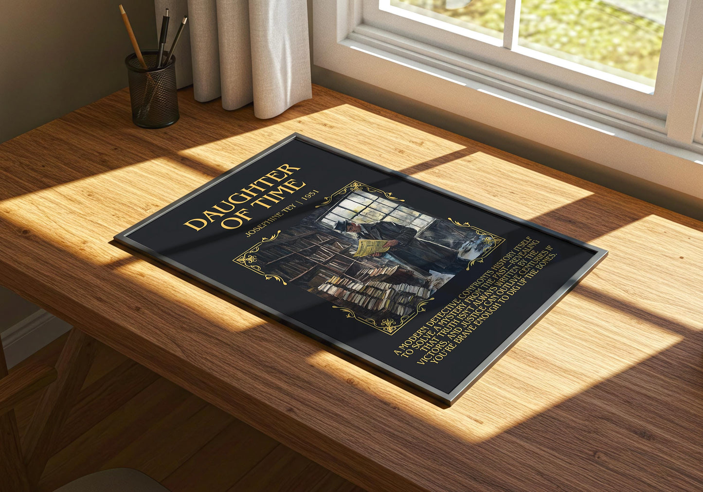 Daughter Of Time by Josephine They | Descriptive Book Poster | Blurby