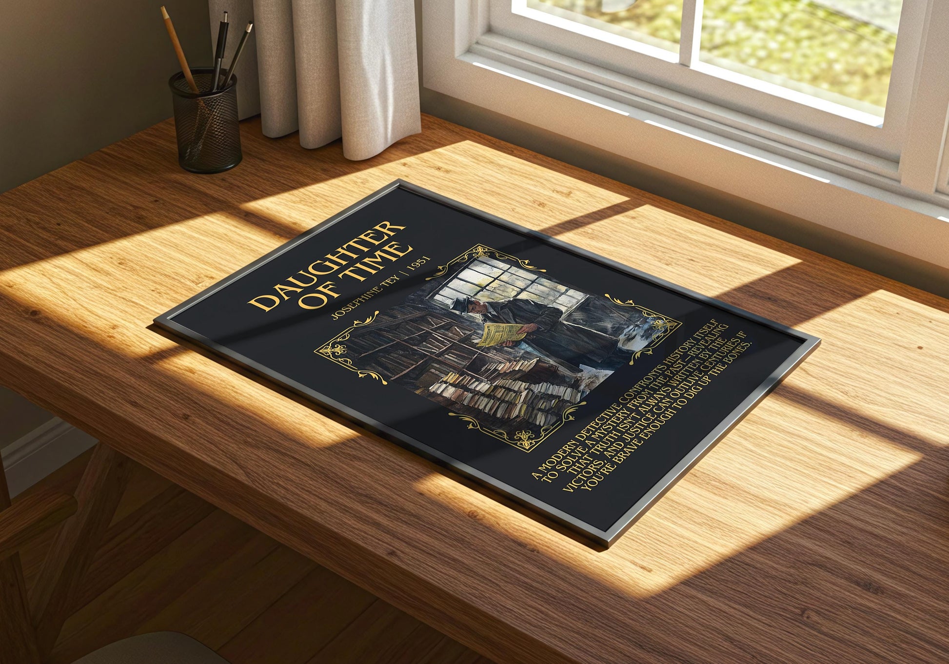 Daughter Of Time by Josephine They | Descriptive Book Poster | Blurby