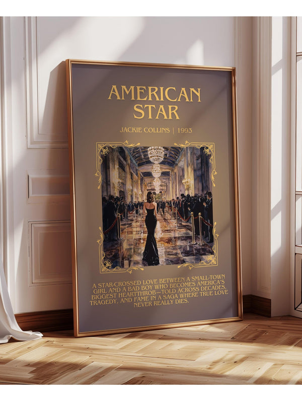 American Star minimalist poster paper finish options – matte satin gloss