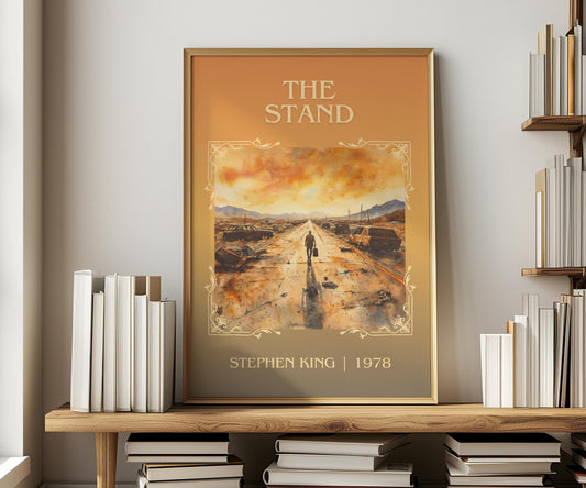 The Stand by Stephen King | Descriptive Book Poster | Minimalist