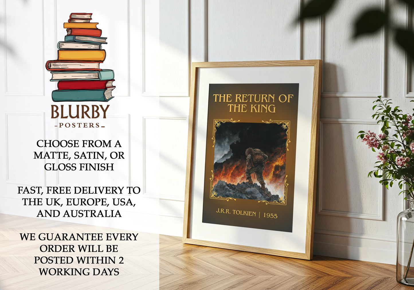 The Return Of The King | Descriptive Book Poster | Minimalist