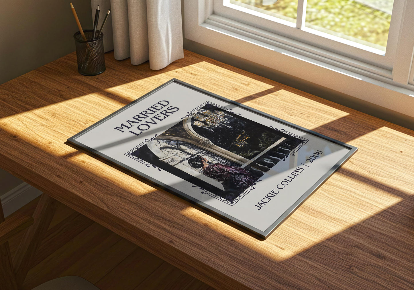 Married Lovers by Jackie Collins | Descriptive Book Poster | Minimalist