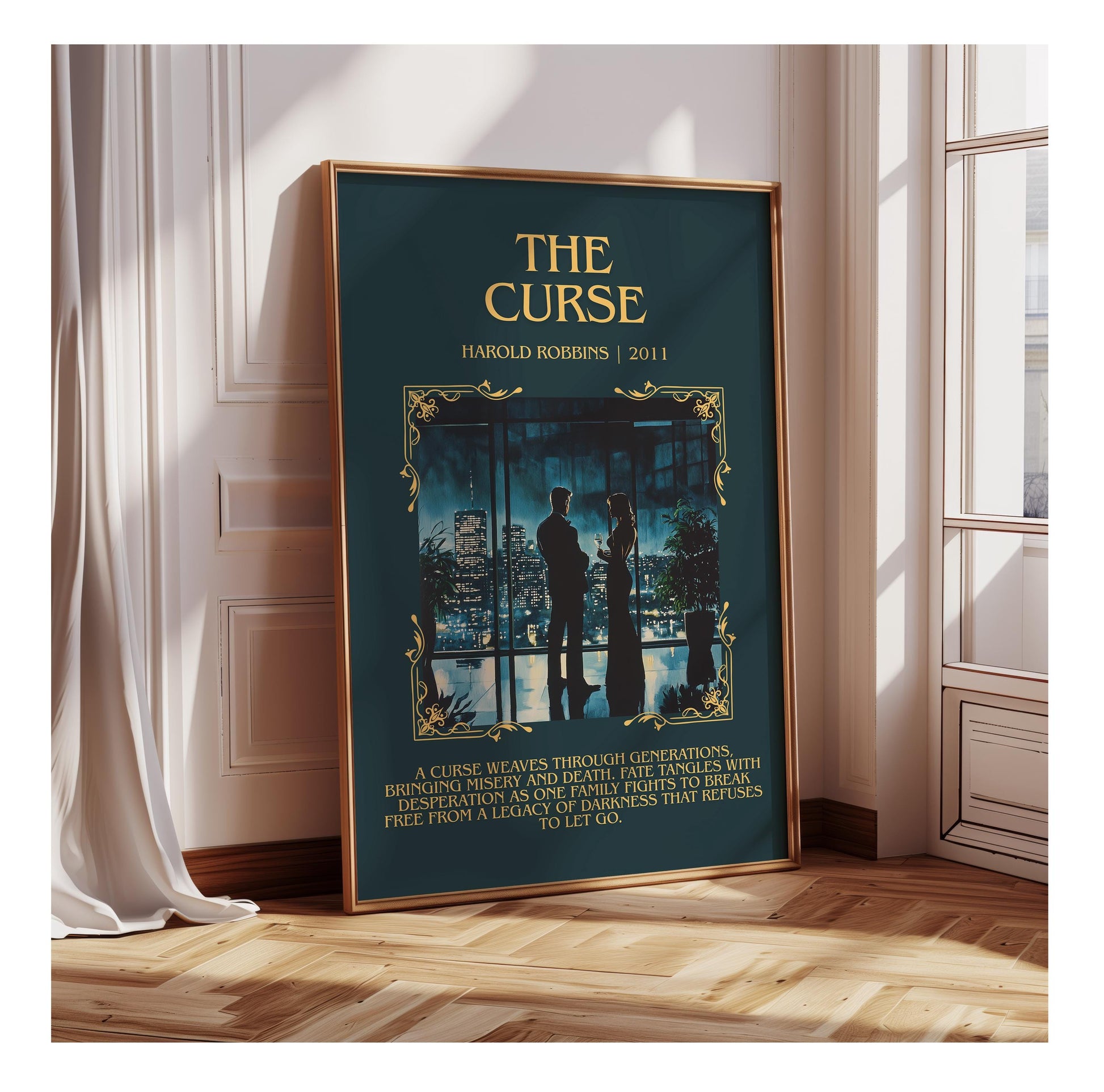 The Curse by Harold Robbins | Descriptive Book Poster | Blurby