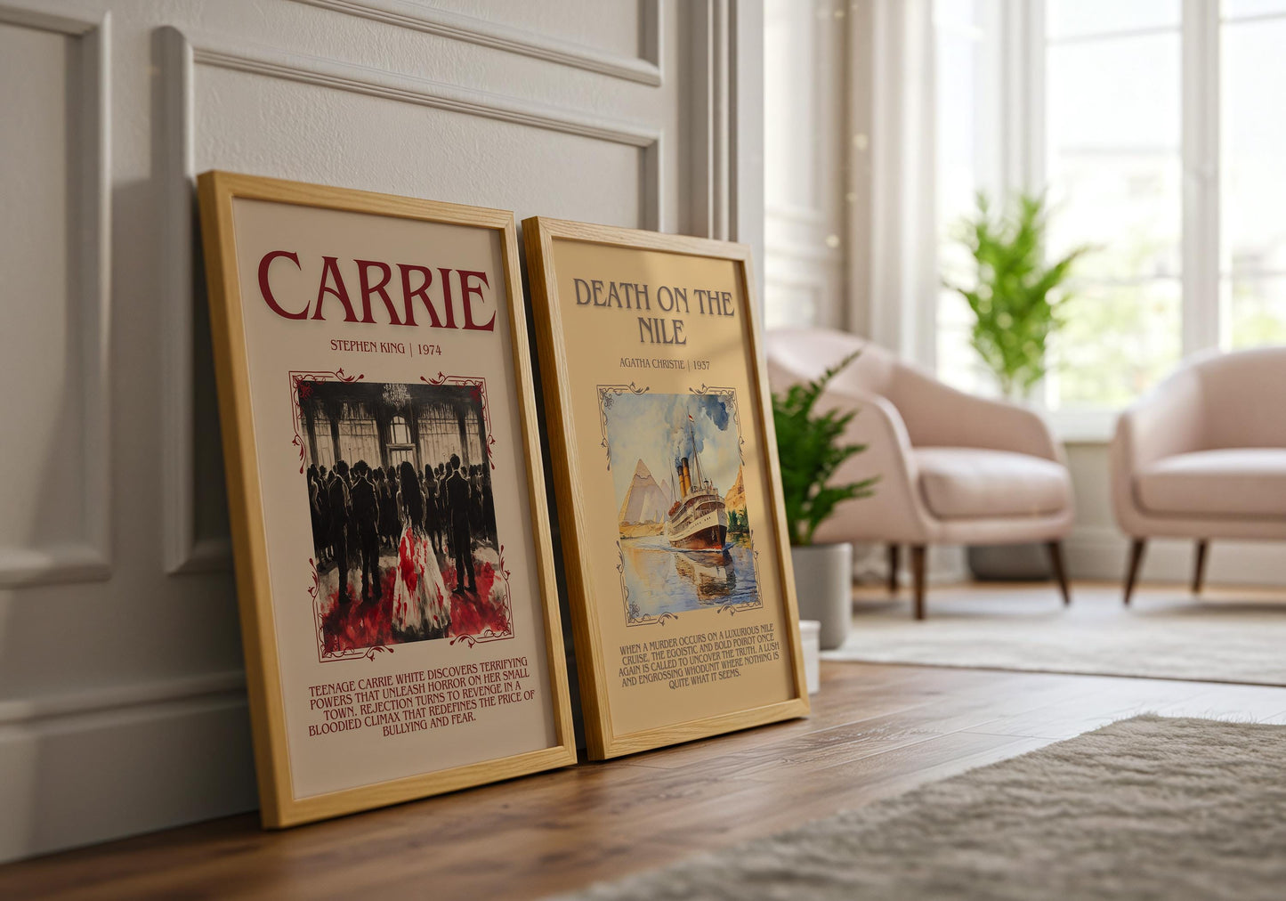 Carrie by Stephen King | Descriptive Book Poster | Blurby