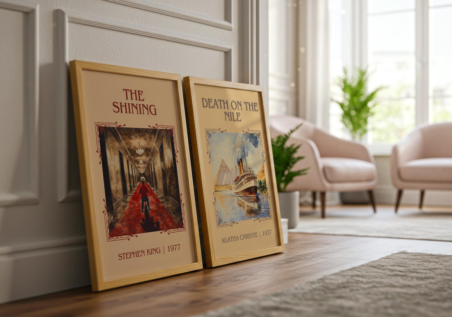 The Shining by Stephen King | Descriptive Book Poster | Minimalist