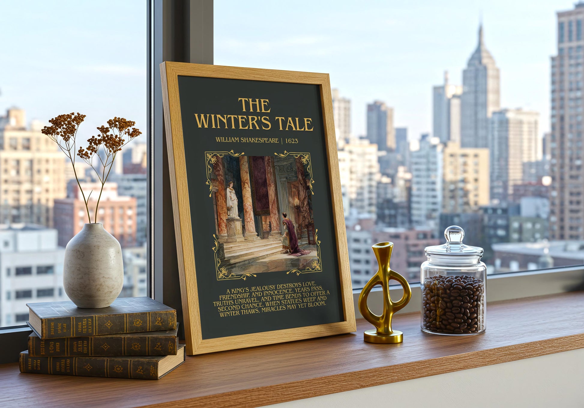 The Winter's Tale by William Shakespeare | Descriptive Book Poster | Blurby