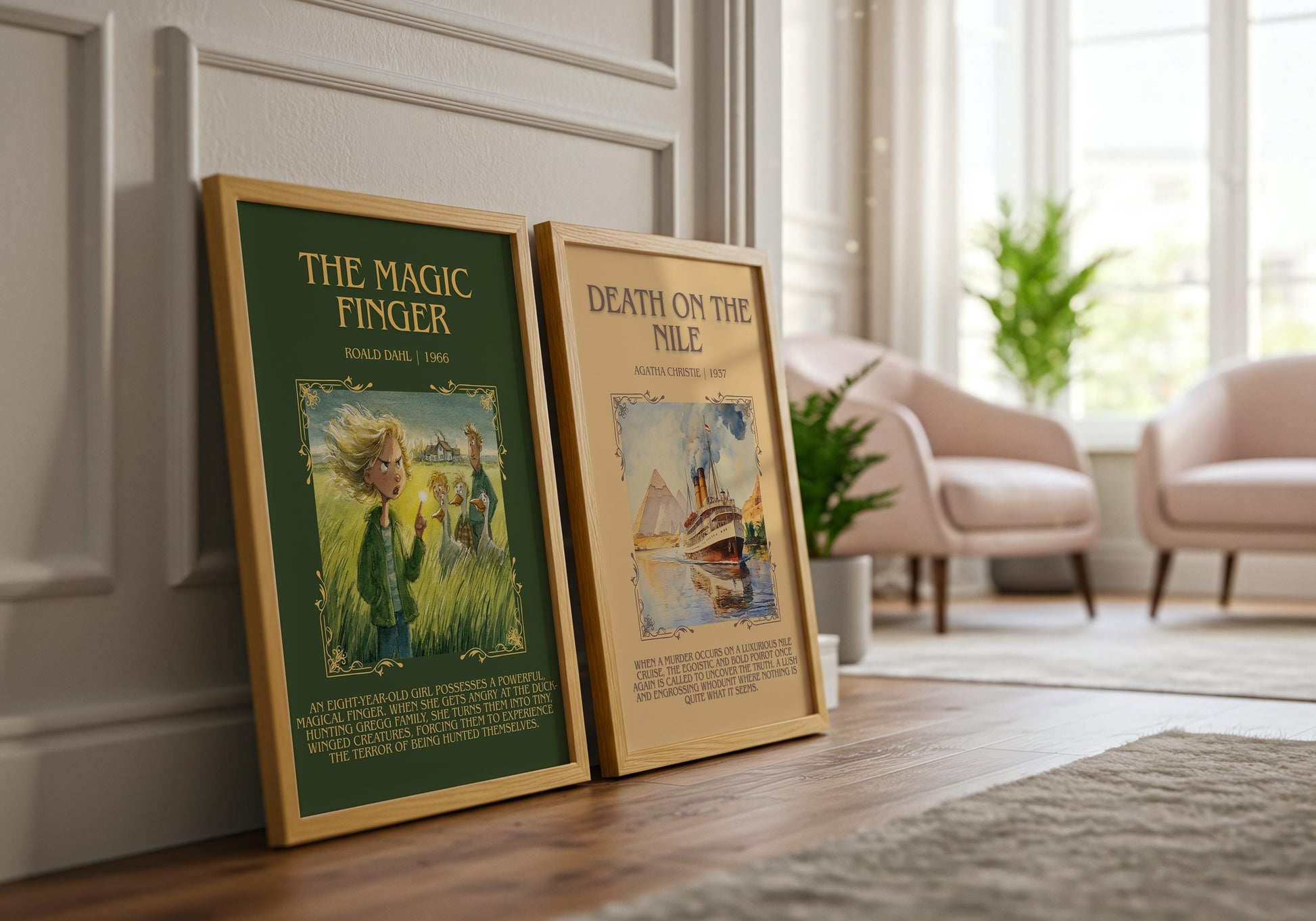 The Magic Finger by Roald Dahl | Descriptive Book Poster | Blurby