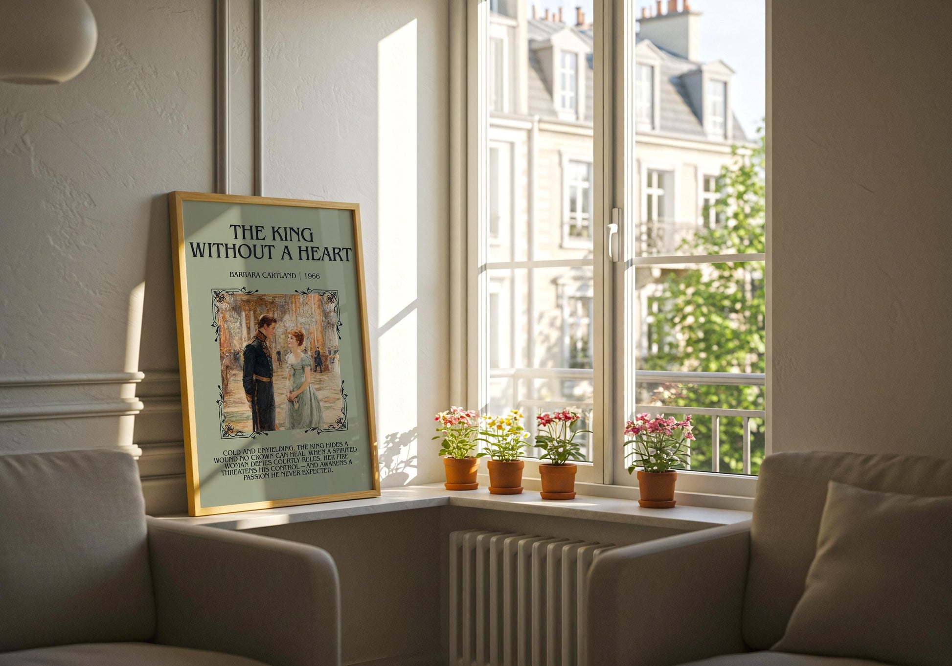 The King Without A Heart by Barbara Cartland | Descriptive Book Poster | Blurby