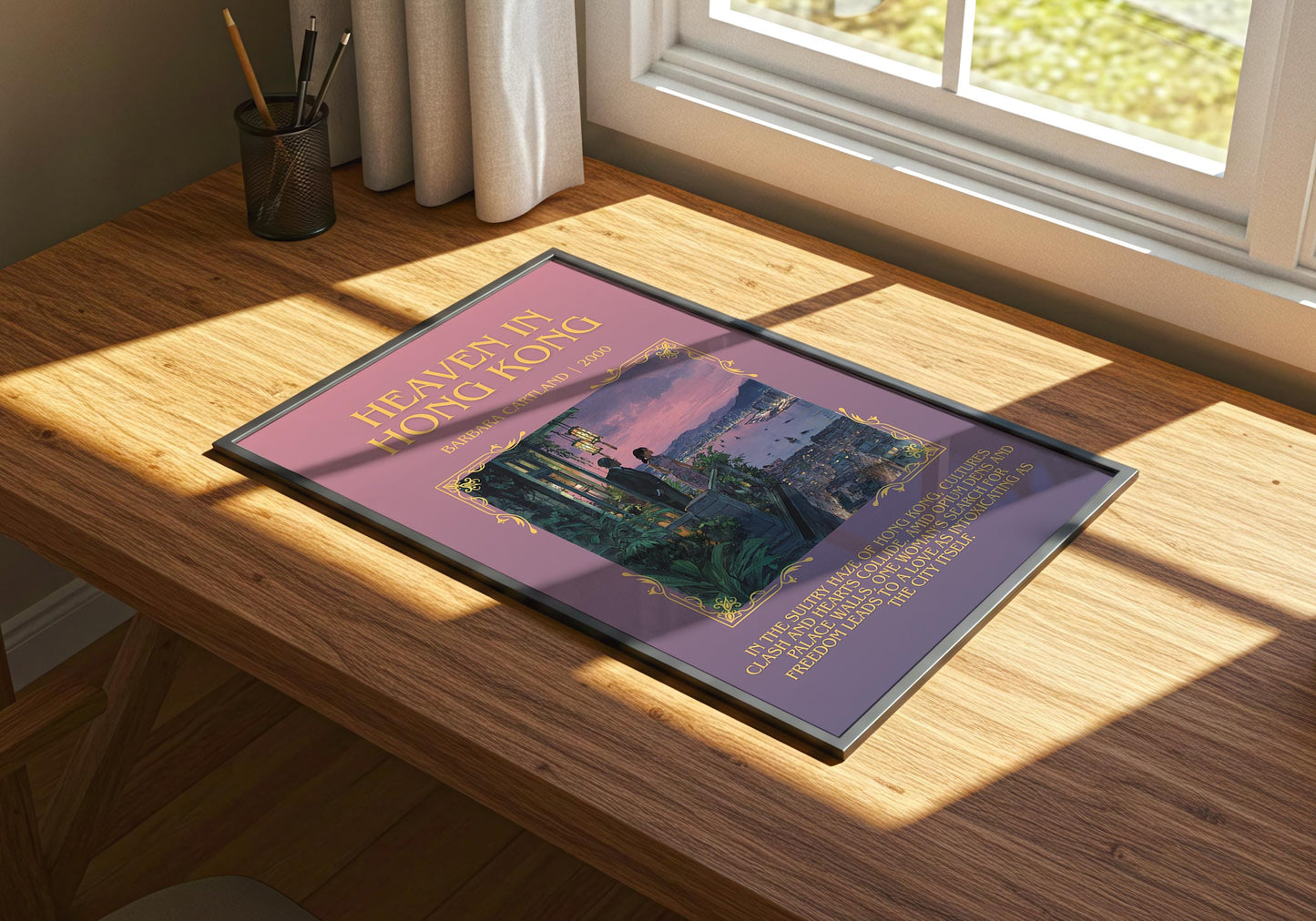 Heaven In Hong Kong by Barbara Cartland | Descriptive Book Poster | Blurby