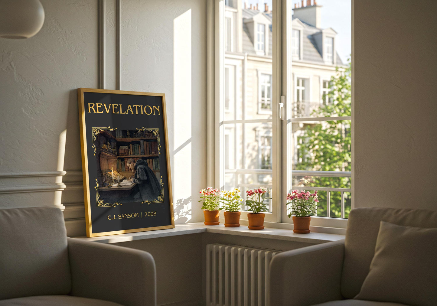 Revelation by C.J. Sansom | Descriptive Book Poster | Minimalist
