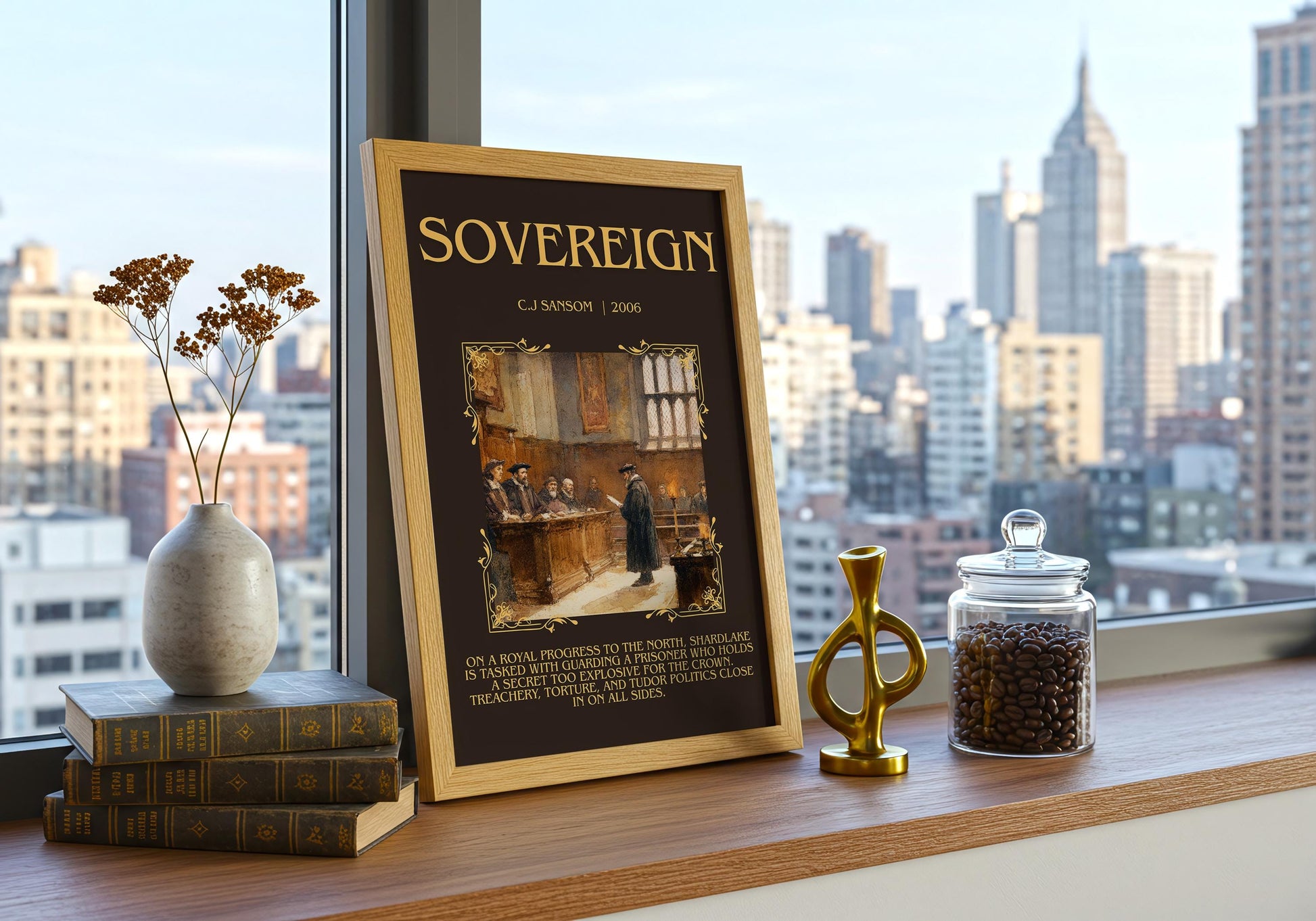 Sovereign by C.J. Samson | Descriptive Book Poster | Blurby