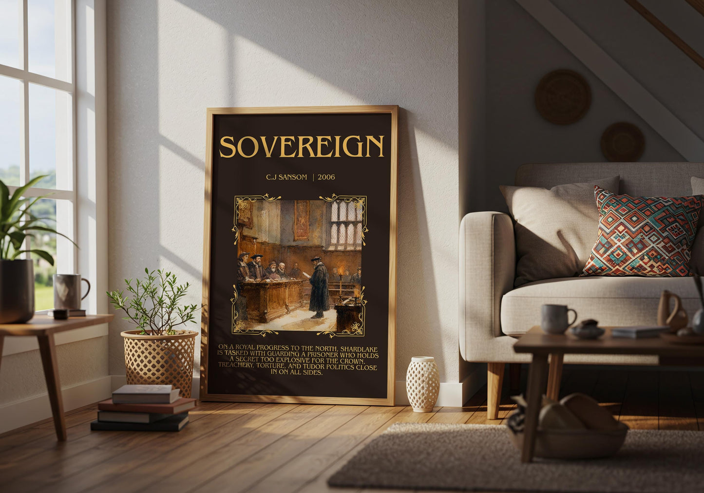 Sovereign by C.J. Samson | Descriptive Book Poster | Blurby