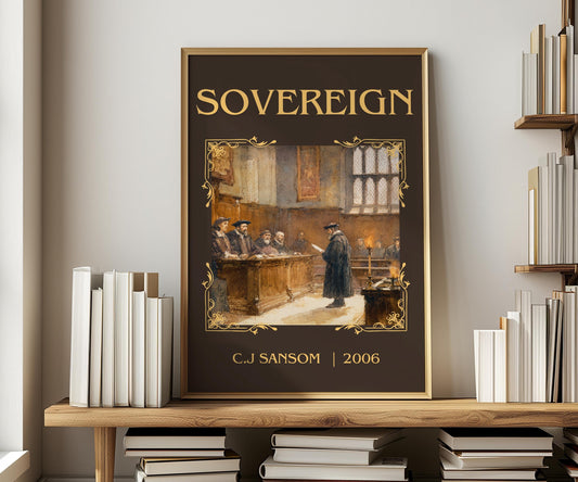 Sovereign by C.J. Samson | Descriptive Book Poster | Minimalist