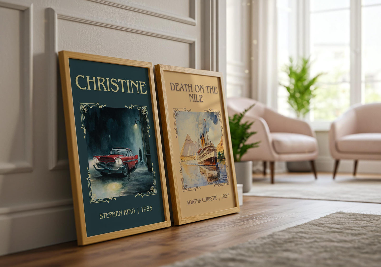 Christine by Stephen King | Descriptive Book Poster | Minimalist