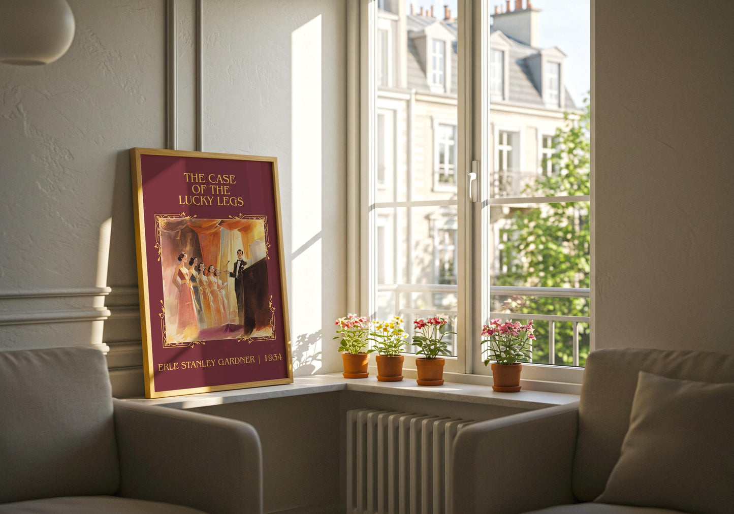 The Case Of The Lucky Legs by Erle Stanley Gardner | Descriptive Book Poster | Minimalist