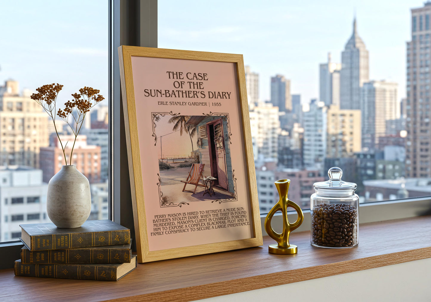The Case Of The Sun-Bather's Diary by Erle Stanley Gardner | Descriptive Book Poster | Blurby