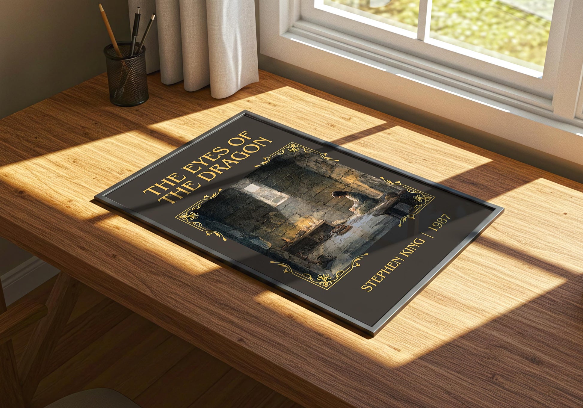 The Eyes Of The Dragon by Stephen King | Descriptive Book Poster | Minimalist