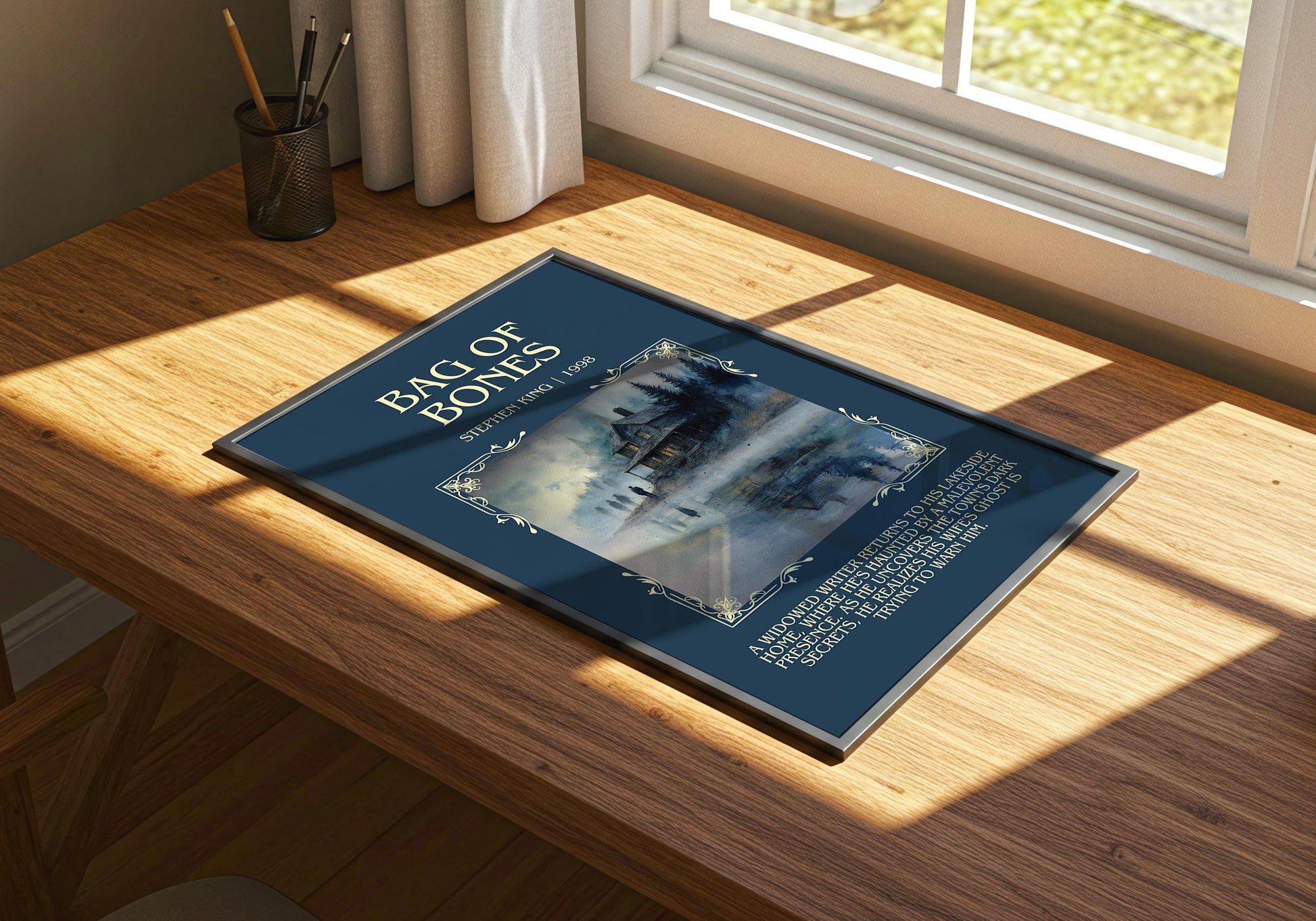 Bag Of Bones by Stephen King | Descriptive Book Poster | Blurby