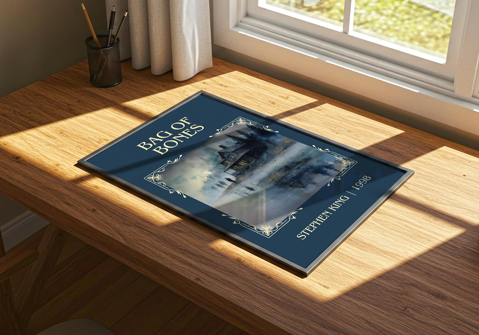 Bag Of Bones by Stephen King | Descriptive Book Poster | Minimalist