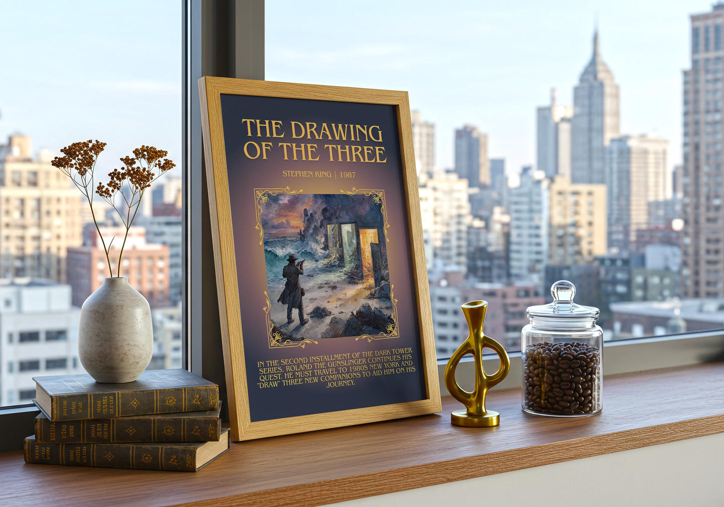 The Drawing Of The Three by Stephen King | Descriptive Book Poster | Blurby