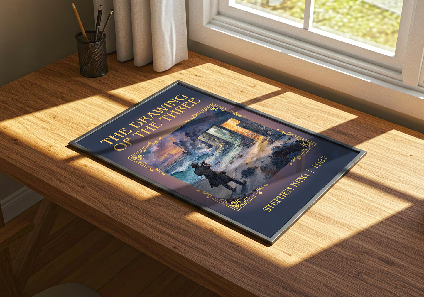 The Drawing Of The Three by Stephen King | Descriptive Book Poster | Minimalist