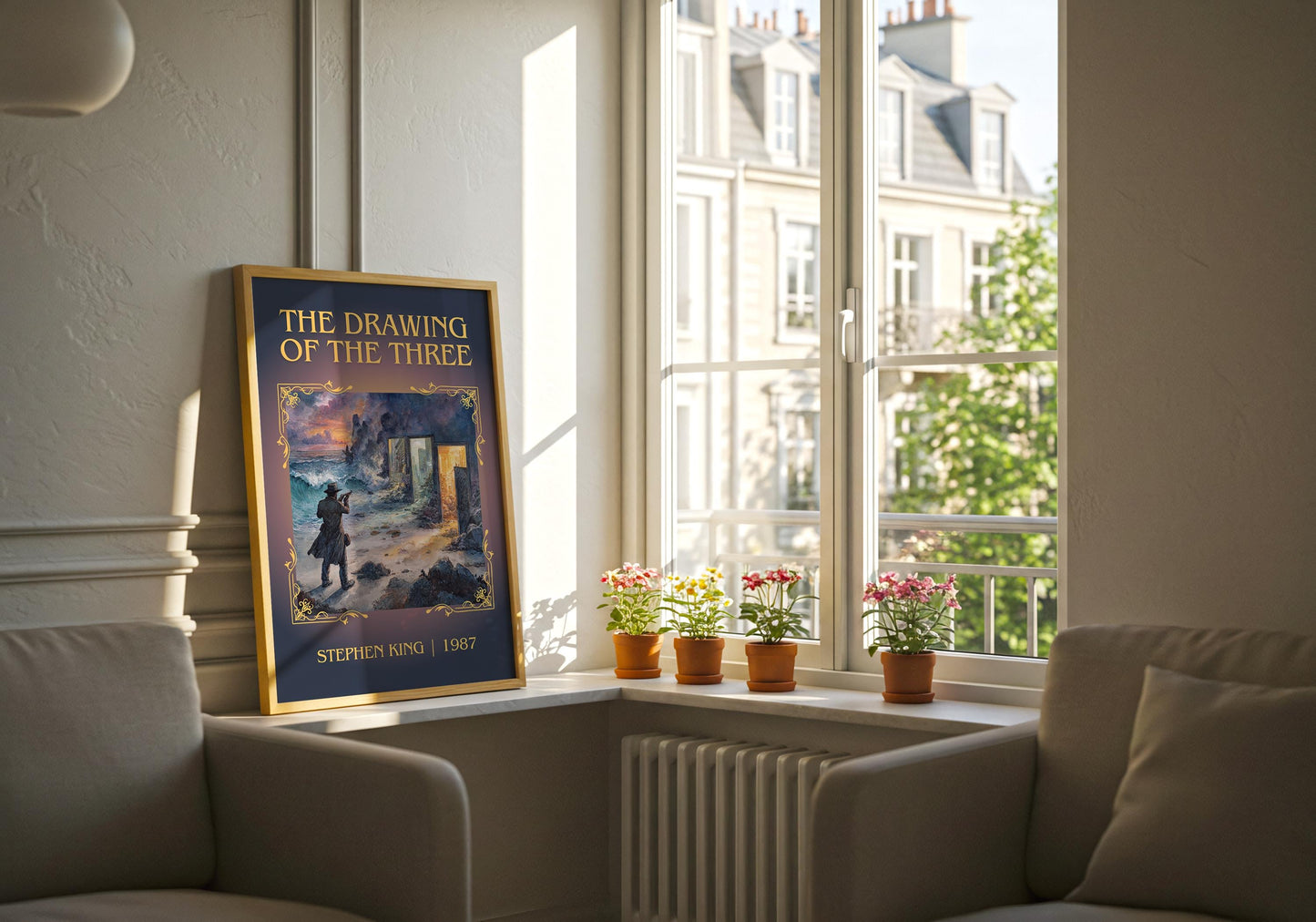 The Drawing Of The Three by Stephen King | Descriptive Book Poster | Minimalist