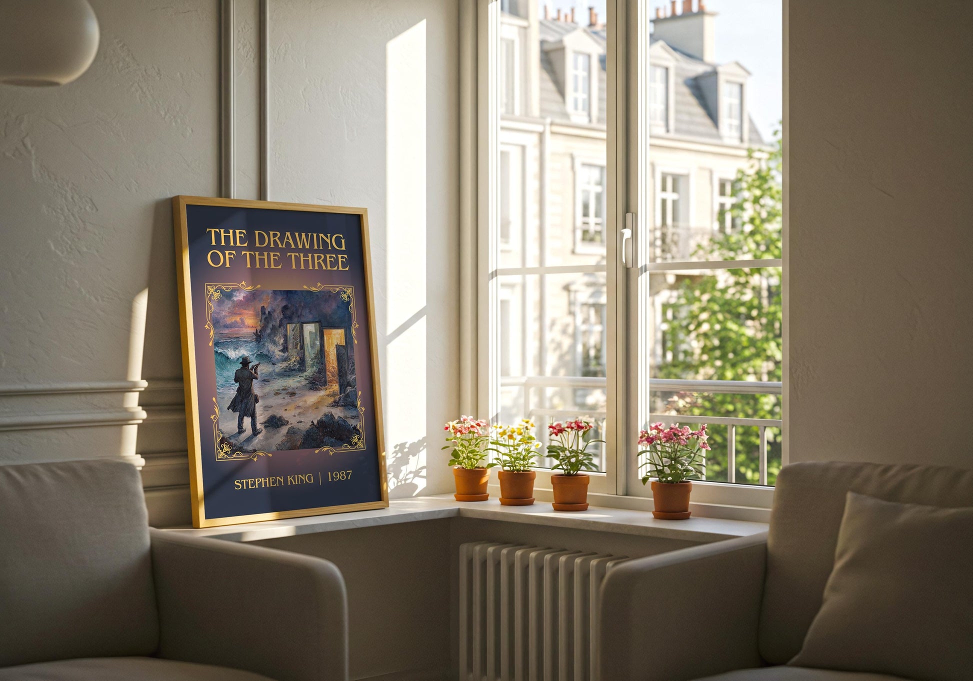 The Drawing Of The Three by Stephen King | Descriptive Book Poster | Minimalist