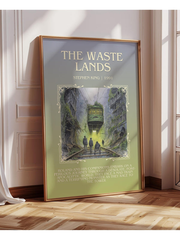 The waste lands minimalist poster paper finish options – matte satin gloss
