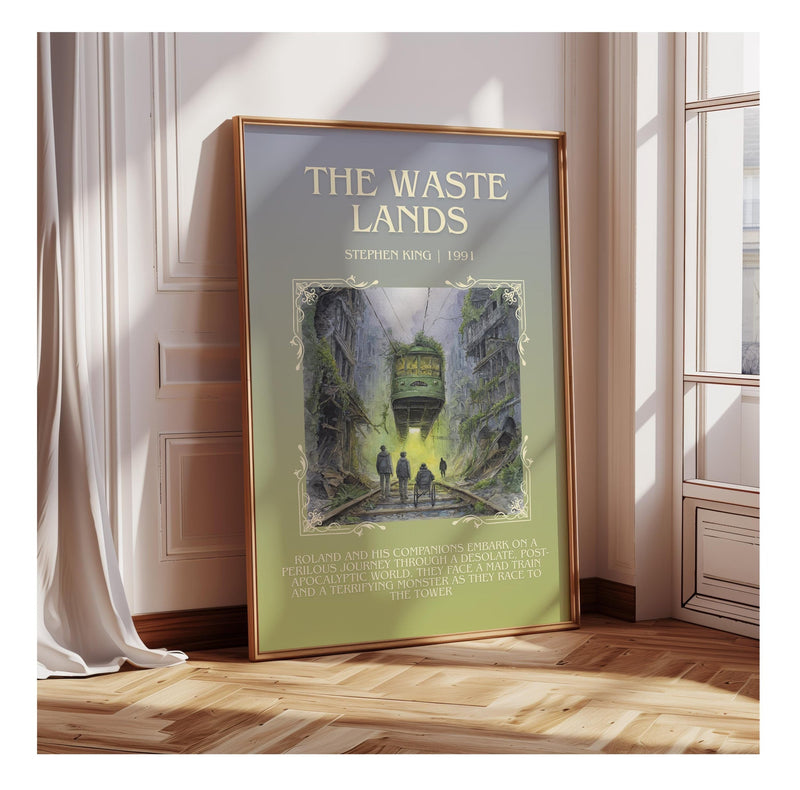 The waste lands minimalist poster paper finish options – matte satin gloss