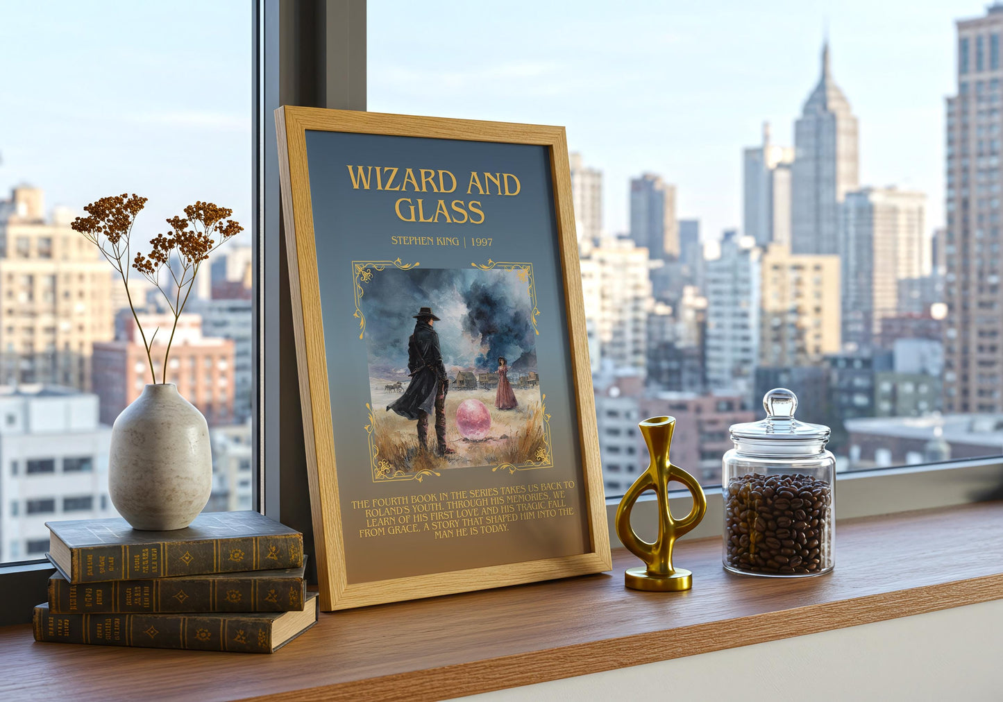 Wizard and Glass by Stephen King | Descriptive Book Poster | Blurby