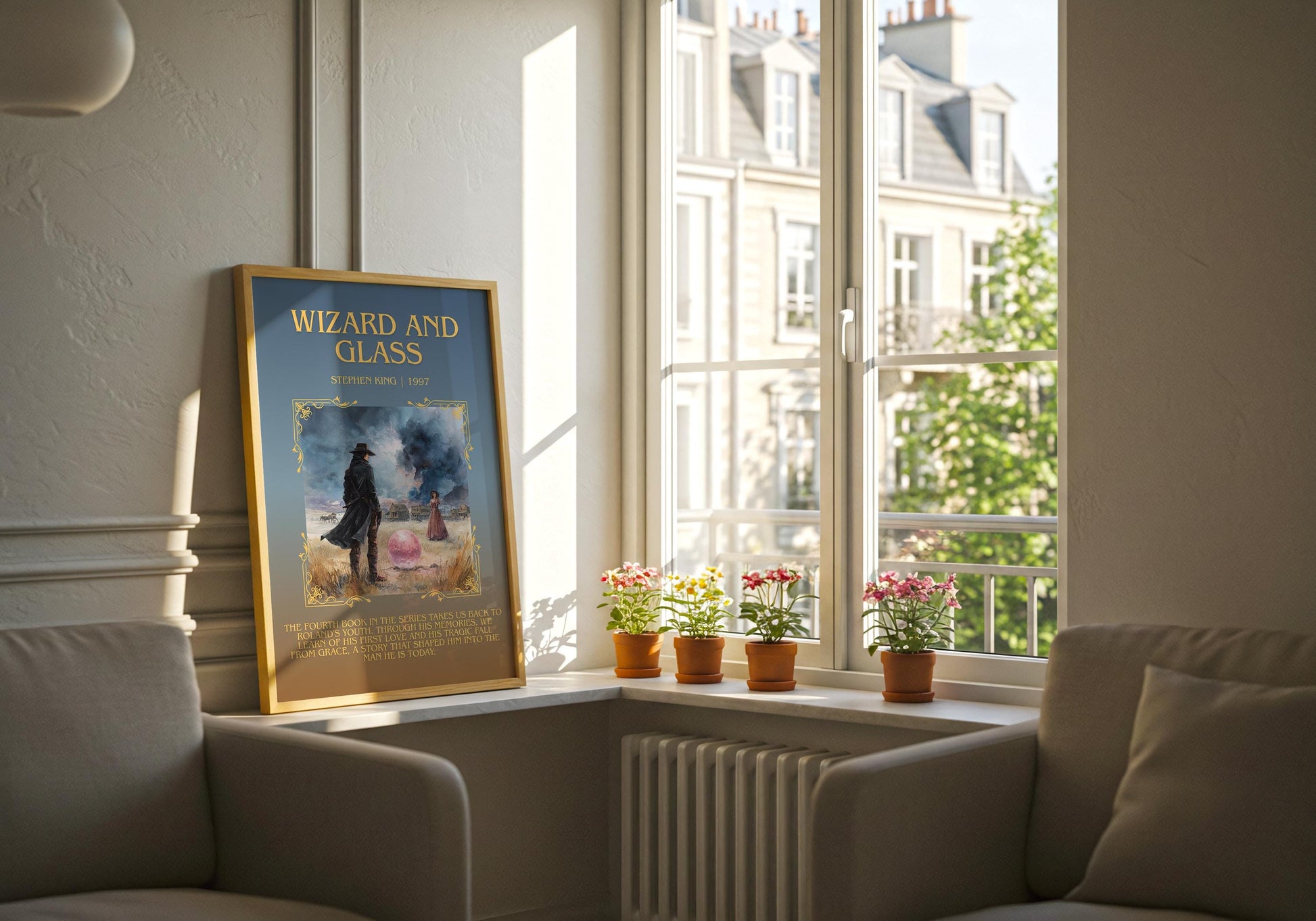 Wizard and Glass by Stephen King | Descriptive Book Poster | Blurby