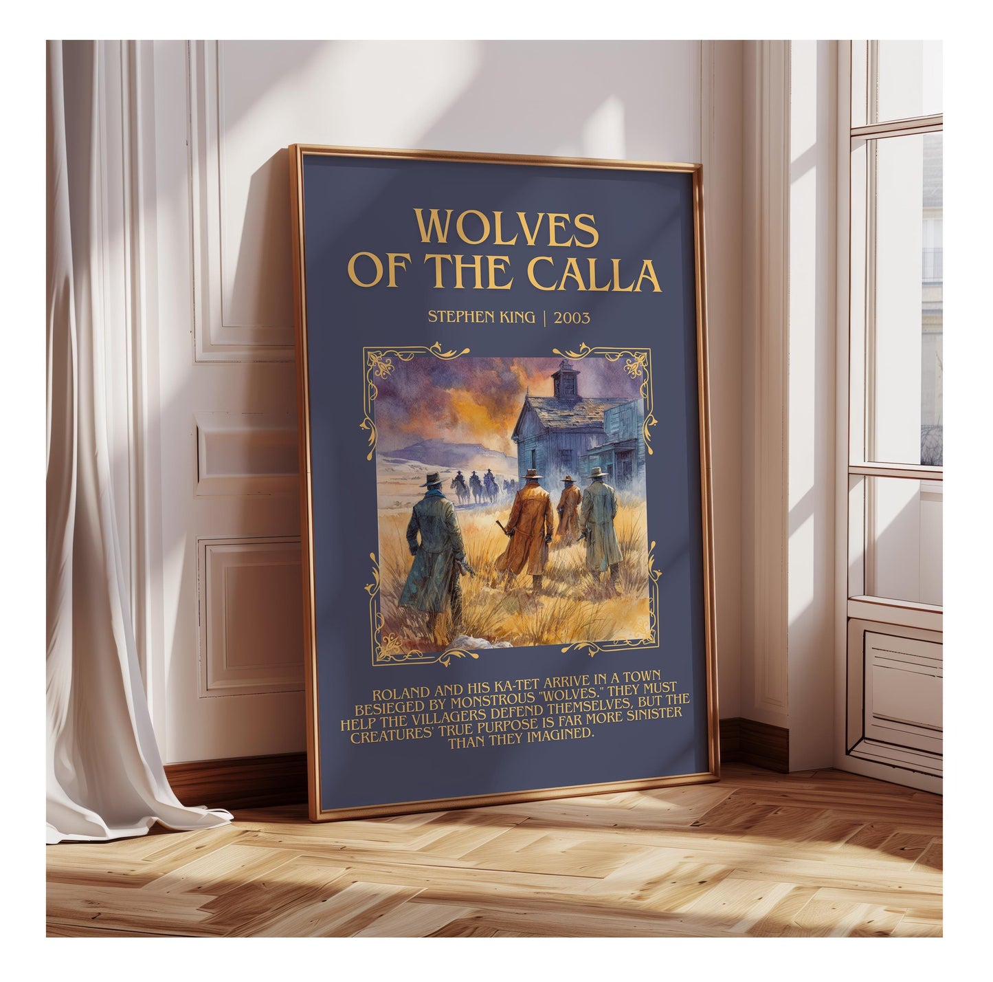 Wolves Of The Calla by Stephen King | Descriptive Book Poster | Blurby