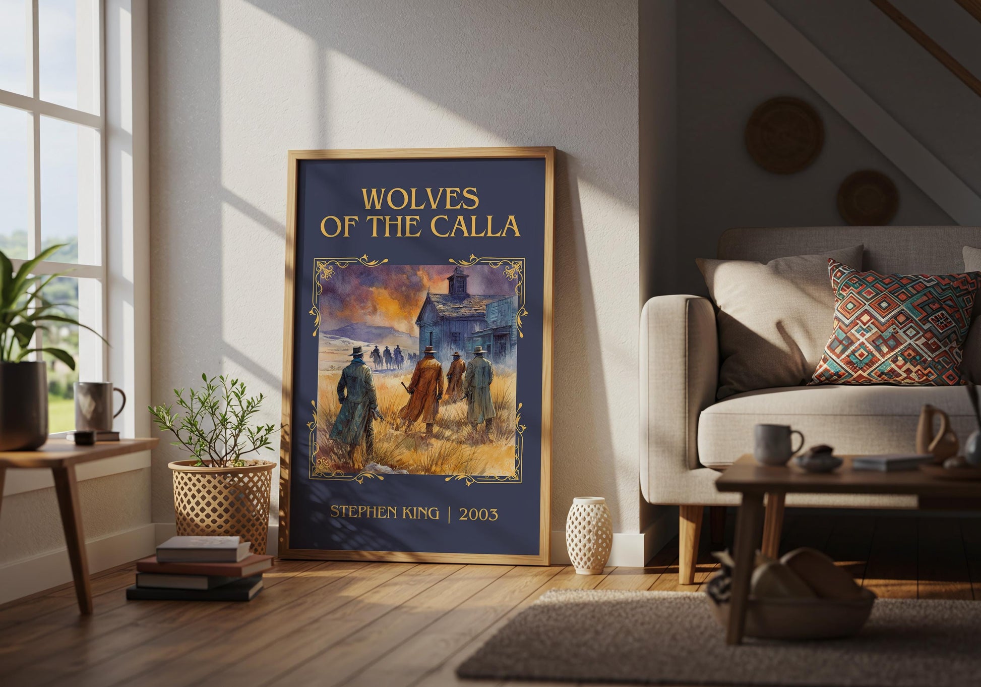 Wolves Of The Calla by Stephen King | Descriptive Book Poster | Minimalist