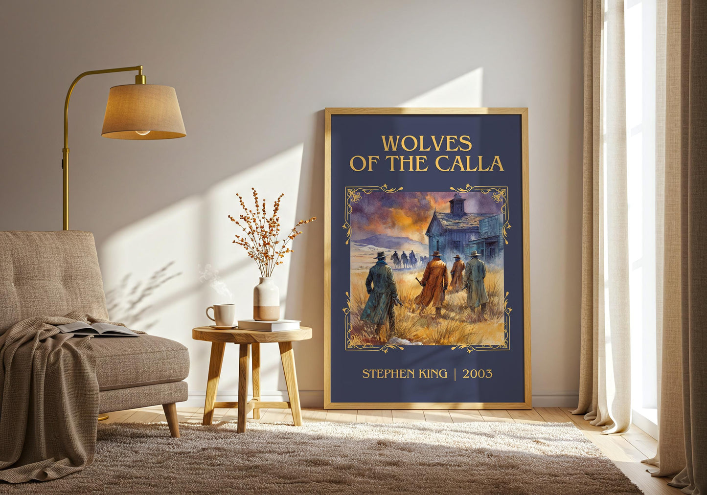 Wolves Of The Calla by Stephen King | Descriptive Book Poster | Minimalist