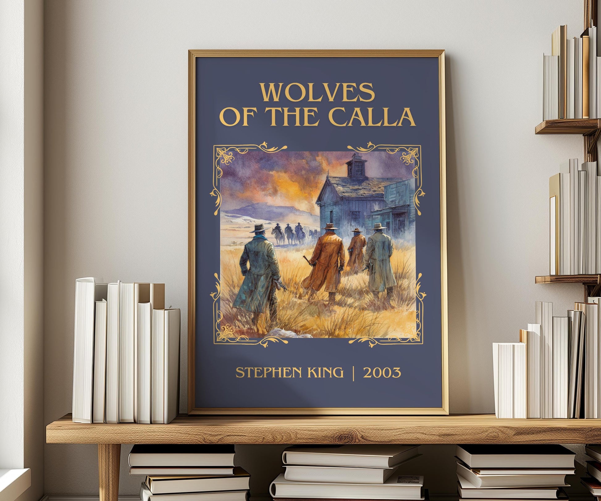 Wolves Of The Calla by Stephen King | Descriptive Book Poster | Minimalist